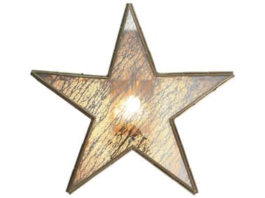 Minka Lavery Luce Stellare 5" Tall 1-Light Brass Antique Wall Sconce MGO2191863