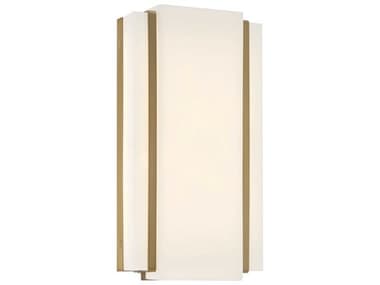 Minka Lavery Tanzac 16" Tall 1-Light Soft Brass LED Wall Sconce MGO221695L