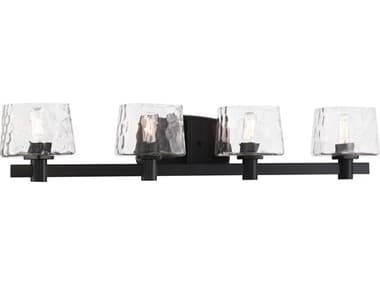 Minka Lavery Drysdale 4-Light Coal Black Vanity Light MGO223466A