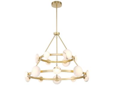 Minka Lavery Zill 16-Light Lily Gold Tiered Chandelier MGO3599864L