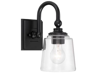 Minka Lavery Antonia 1-Light Coal Black Wall Sconce MGO400166A