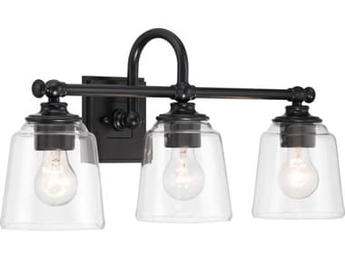 Minka Lavery Antonia 3-Light Coal Black Vanity Light MGO400366A