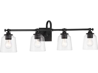 Minka Lavery Antonia 4-Light Coal Black Vanity Light MGO400466A