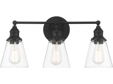 Minka Lavery Barwell 3-Light Coal Black Vanity Light MGO568366A