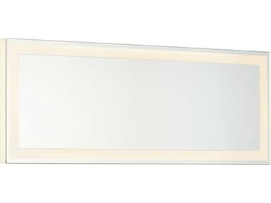 Minka Lavery White 18''W x 7''H Rectangular Backlit LED Wall Mirror MGO61100