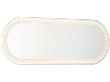 Minka Lavery White 18''W x 7''H Oval Backlit LED Wall Mirror MGO61190