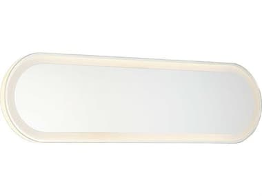 Minka Lavery White 24''W x 7''H Oval Backlit LED Wall Mirror MGO61191