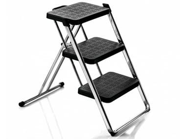 Magis Nuova Chromed Black Step Ladder MGSAC97