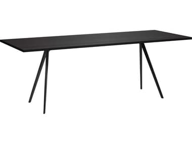 Magis Baguette Rectangular Wood Black Dining Table MGSTV1700N1770DO