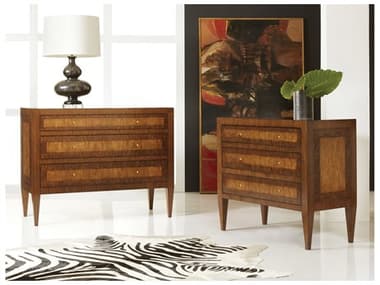 Modern History Home Verona 3-Drawers Brown Mahogany Wood Nightstand MHHMH1038F01
