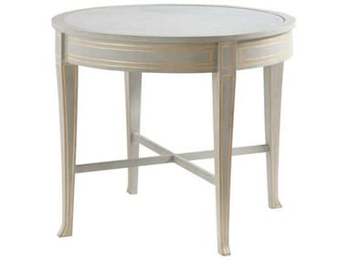 Modern History Home Ryn Round Marble End Table MHHMH1047F01