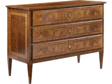 Modern History Home Bezier Brown Burlwood Accent Chest MHHMH1049F01