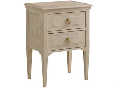 Modern History Home 2-Drawers Beige Oak Wood Nightstand MHHMH1104F01