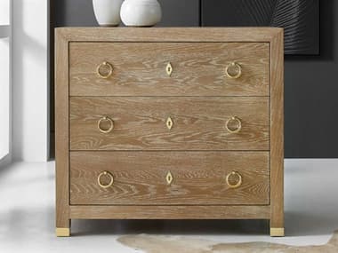Modern History Home Ventura Brown Oak Wood Accent Chest MHHMH1112F01