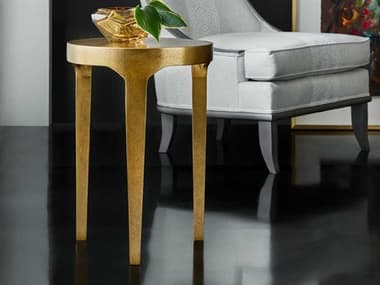 Modern History Home Bradford Round Metal End Table MHHMH1118F01