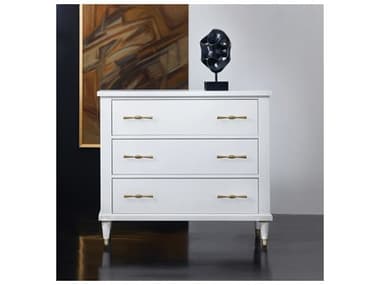 Modern History Home Klein White Painted Accent Chest MHHMH1137F02