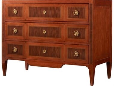 Modern History Home Chambery 3-Drawers Brown Walnut Wood Dresser MHHMH1144F01