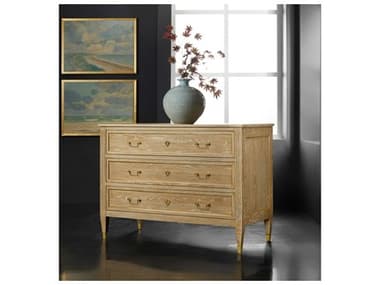 Modern History Home French 3-Drawers Beige Oak Wood Dresser MHHMH1181F02