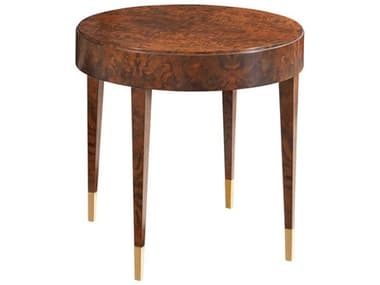 Modern History Home Salena Round Wood End Table MHHMH1200F01