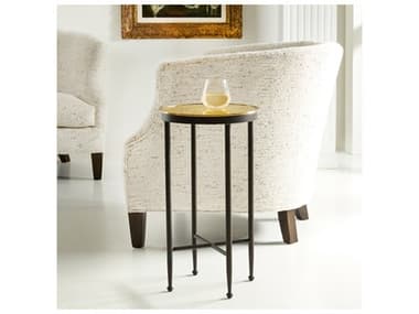 Modern History Home Nola Round Glass End Table MHHMH1217F01