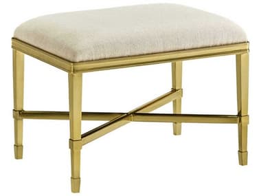 Modern History Home Brielle Gold Upholstered Accent Bench MHHMH1228F01