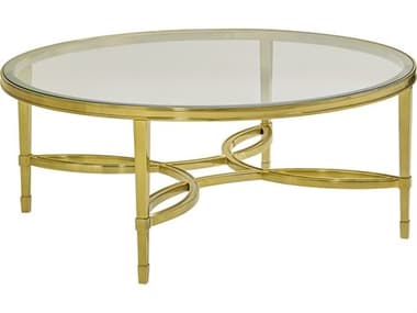 Modern History Home Brielle Round Glass Coffee Table MHHMH1229F01