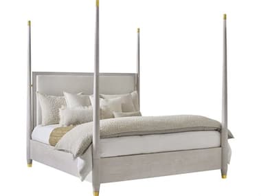 Modern History Home Concourde Gray Upholstered King Poster Bed MHHMH1249F02K
