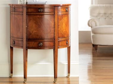 Modern History Home Georgian Brown Rosewood Accent Cabinet MHHMH196F01