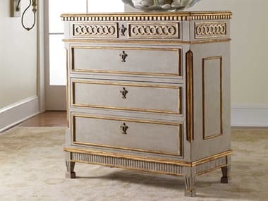 Modern History Home Regency Beige Mahogany Wood Accent Chest MHHMH275F01