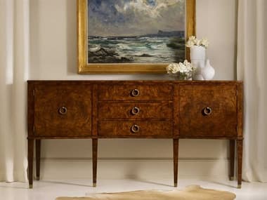 Modern History Home Walnut 80" Burlwood Sideboard MHHMH565F01
