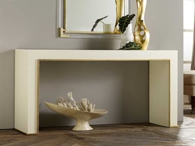 Modern History Home Minimal Rectangular Wood White Painted Console Table MHHMH647F01