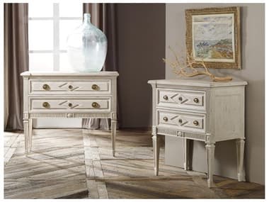 Modern History Home Paris 2-Drawers White Nightstand MHHMH730F01