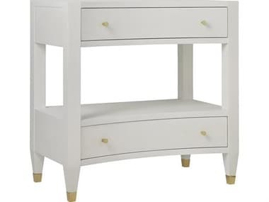 Modern History Home 2-Drawers White Nightstand MHHMH964F01