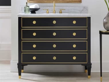 Modern History Home Classical Ebony Painted Vanity MHHMHV006