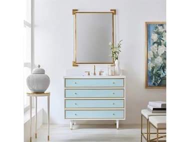 Modern History Home Vanity with Mirror MHHSEAGLASSVANSET