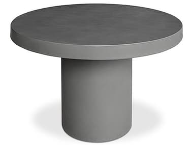 Moe's Home Outdoor Cassius Round Dining Table Dark Grey MHOBQ1002250