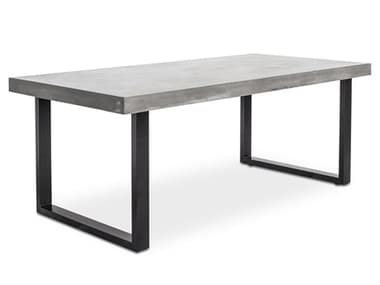 Moe's Home Outdoor Jedrik Large Dining Table Dark Grey MHOBQ1018250