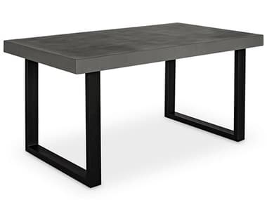 Moe's Home Outdoor Jedrik Small Dining Table Dark Grey MHOBQ1019250