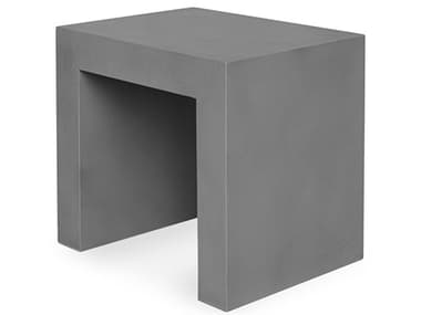 Moe's Home Outdoor Lazarus Grey Stool MHOBQ106425