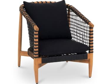 Moe's Home Outdoor Kuna Lounge Chair Black MHOCV101802