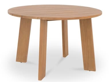 Moe's Home Outdoor Delta 47.0"W Round Dining Table Natural MHOCV102424