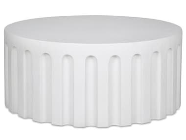 Moe's Home Outdoor Eris Coffee Table White MHOJK101418