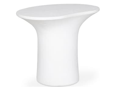 Moe's Home Outdoor Yumi Accent Table White MHOJK101818