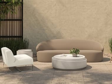 Moe's Home Outdoor Jules Fabric Conversation Patio Lounge Set MHOJULESLNGSET