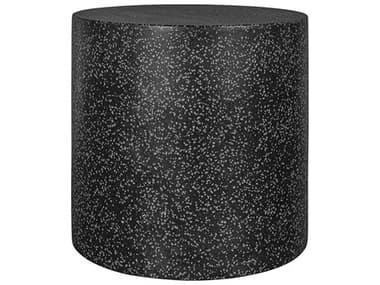 Moe's Home Outdoor Omi Black Terrazzo 20'' Wide Round End Table MHOPW100548
