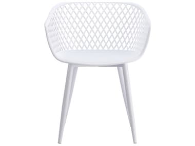 Moe's Home Outdoor Piazza White Arm Dining Chair - Set of Two MHOQX100118