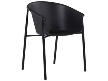 Moe's Home Outdoor Shindig Black Arm Dining Chair (Sold in 2) MHOQX100602