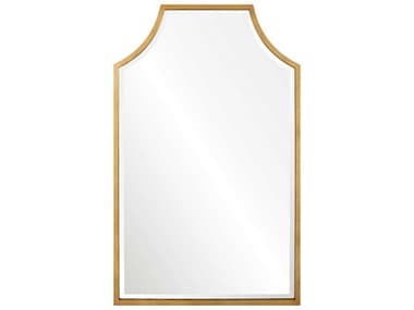 Mirror Home Distressed Gold Leaf 32''W x 52''H Wall Mirror MIH20395