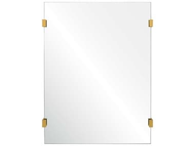 Mirror Home Burnished Brass 24''W x 40''H Rectangular Wall Mirror MIH20665