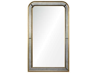 Mirror Home Barclay Butera Burnished Gold Leaf 28''W x 46''H Wall Mirror MIHBB2062